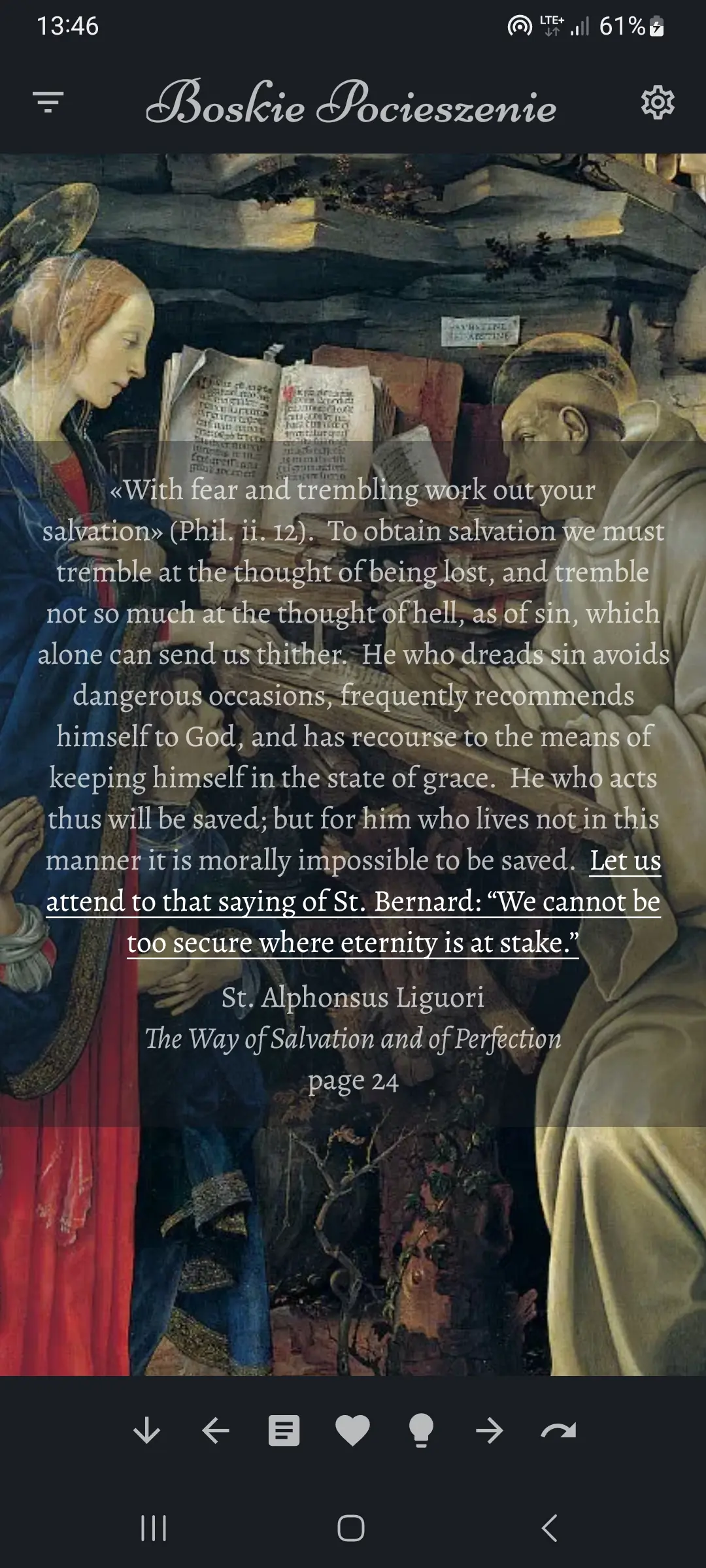 Zrzut ekranu 4/8 aplikacji Boskie Pocieszenie