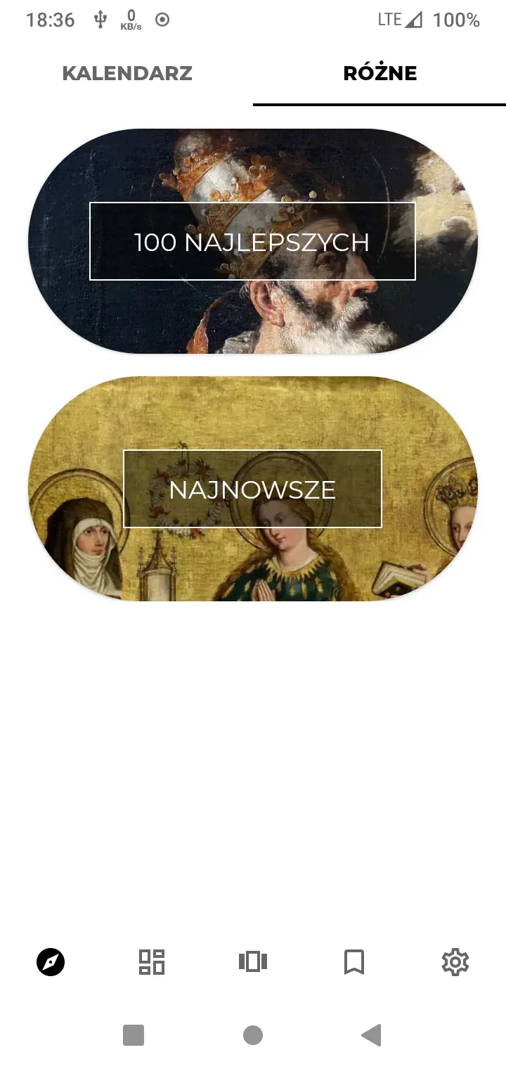 Zrzut ekranu 7/8 aplikacji Chwała na Wieki