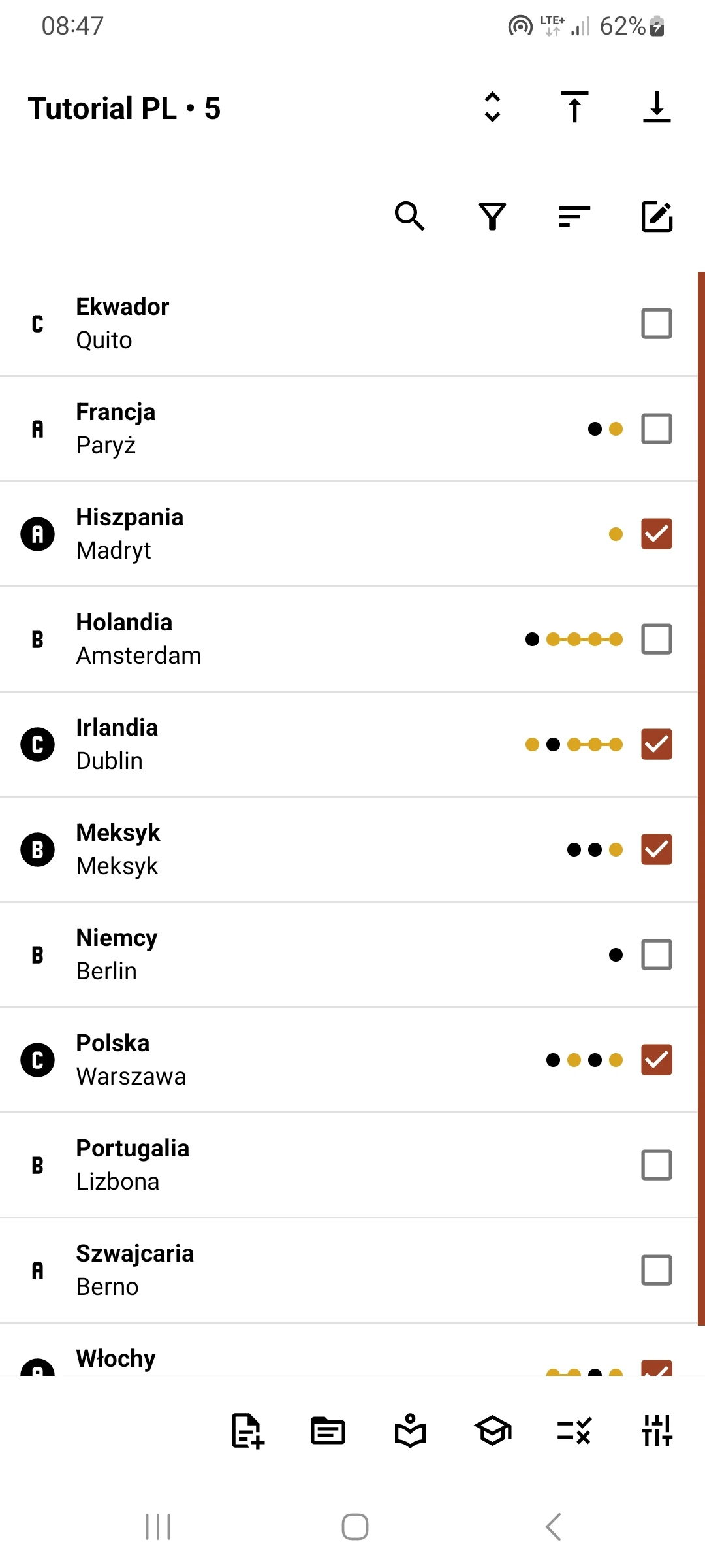 Zrzut ekranu 2/8 aplikacji Złoty Łańcuch