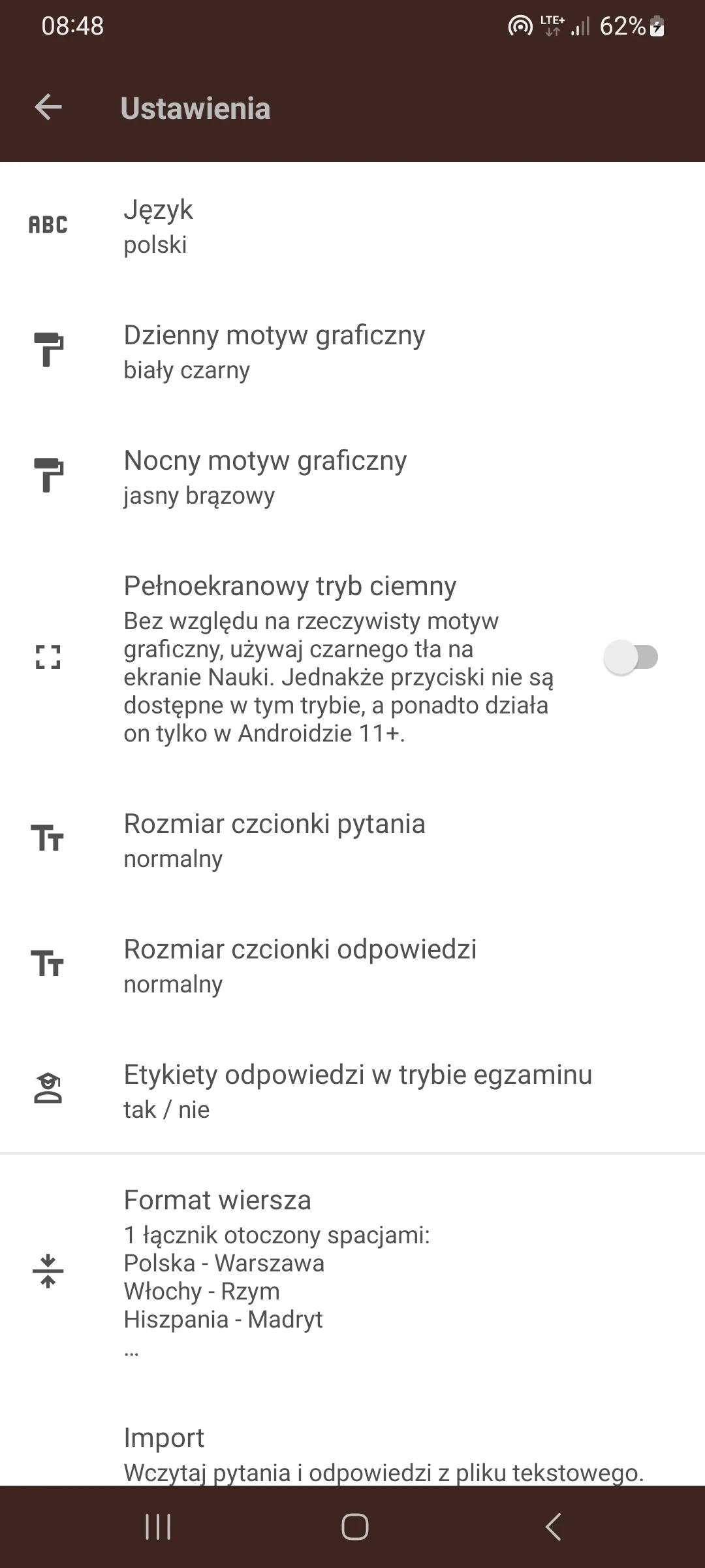 Zrzut ekranu 8/8 aplikacji Złoty Łańcuch