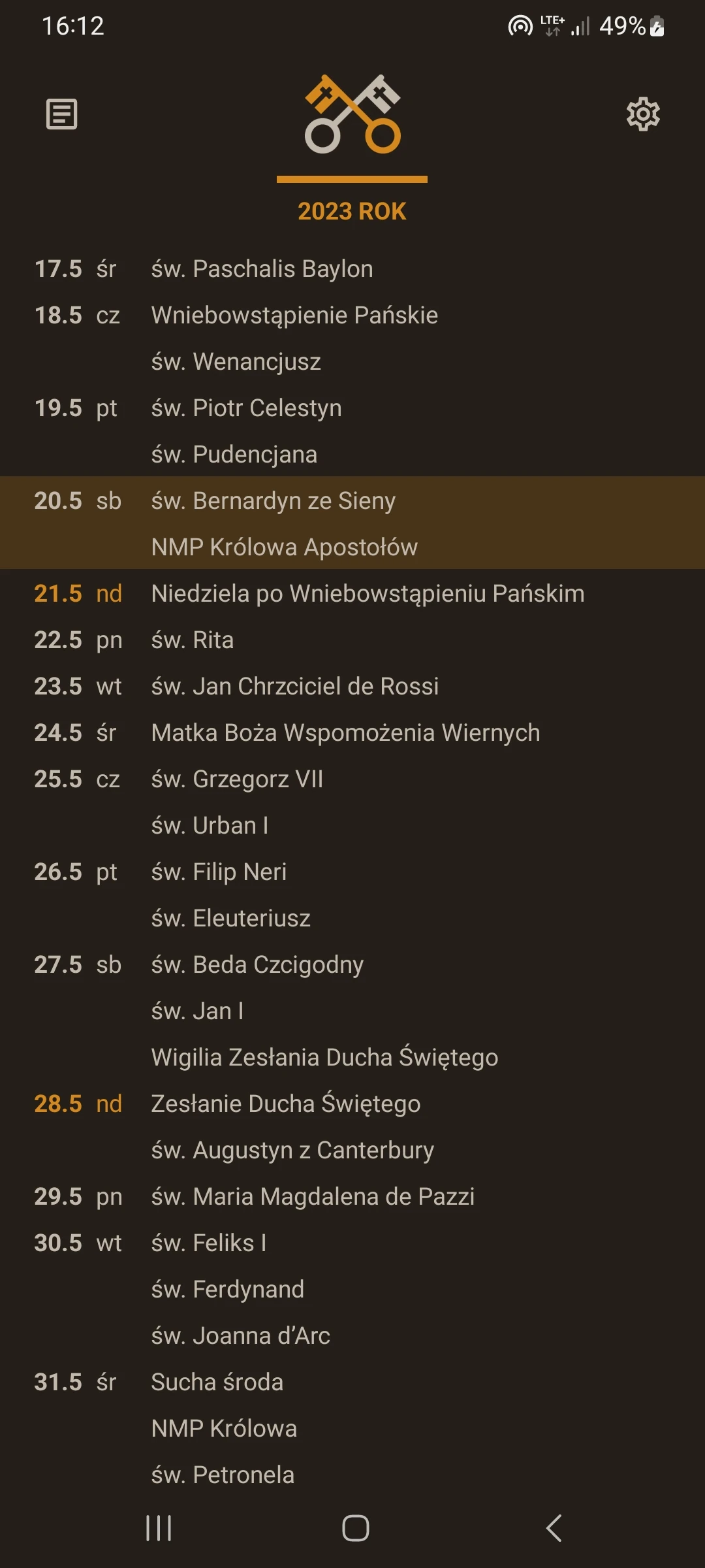 Zrzut ekranu 2/8 aplikacji Królestwo Boże